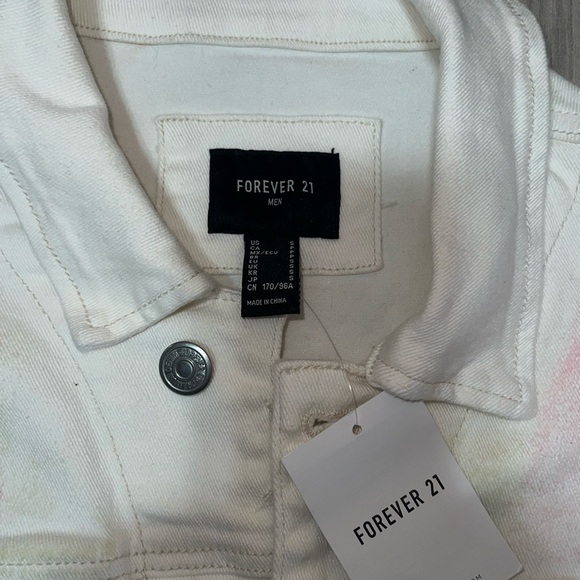 Forever 21 Off-White Jean Jacket - Picture 1 of 6